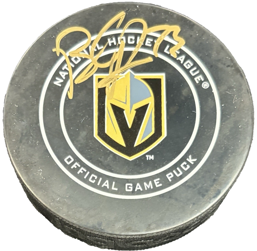 Brandon Pirri Signed Official Game Puck Vegas Golden Knights Fanatics Authentic