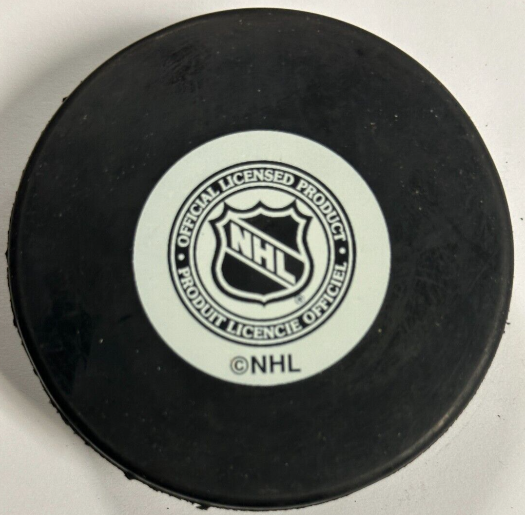 Allen Stanley Autographed Boston Bruins Hockey Puck W/ HOF 81 Insc