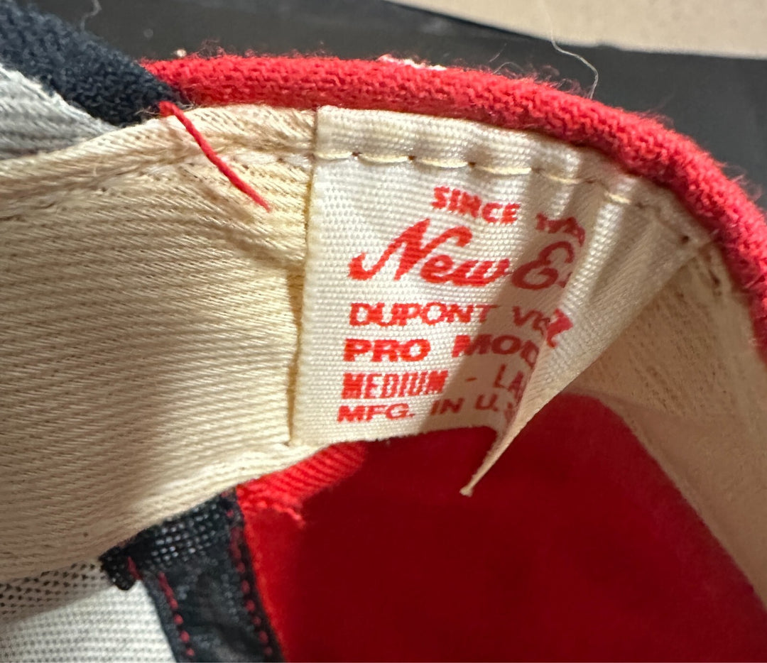 Vintage 1990's New Era Carolina Mudcats Pro Model Snapback Hat