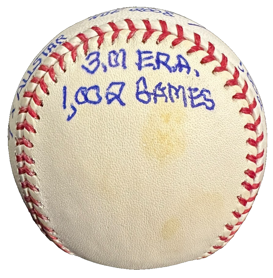 Goose Gossage Autographed Yankee Stadium Final Season 9x Stats Baseball