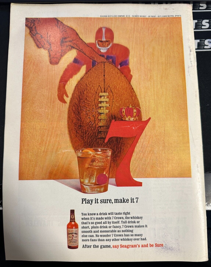 November 20, 1964 Boston Patriots Vs Denver Broncos Program AFL