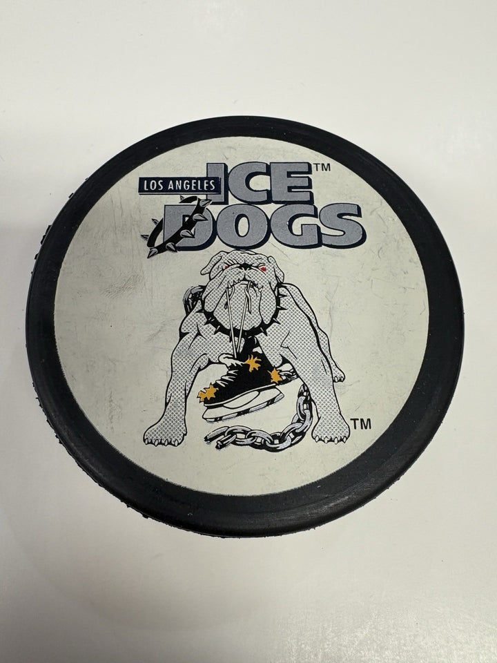 Vintage IHL Los Angeles Ice Dogs Official Hockey Puck