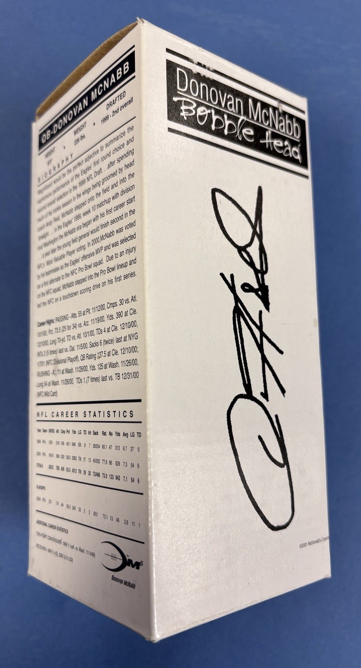 2001 Donovan McNabb Philadelphia Eagles McDonalds Away Jersey Bobblehead