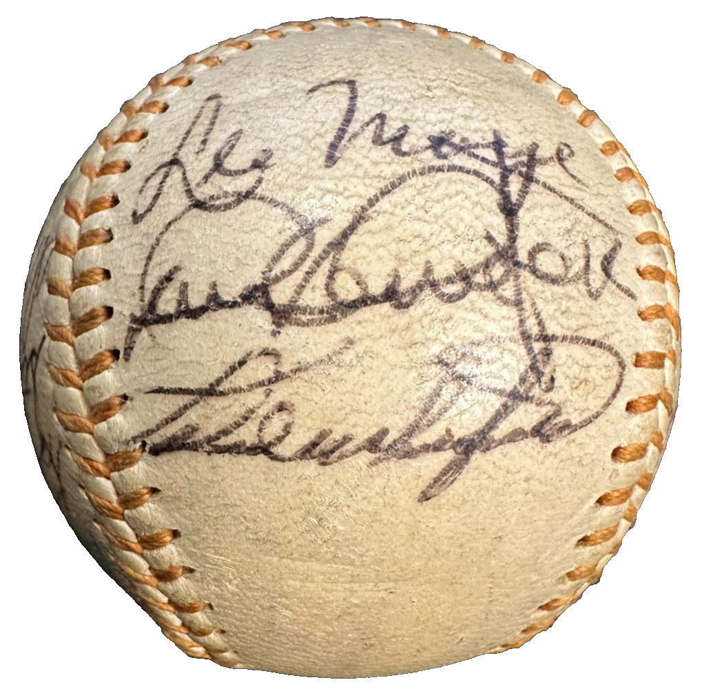 1967 Cleveland Indians Team Autographed Baseball Horton Tiant Maye