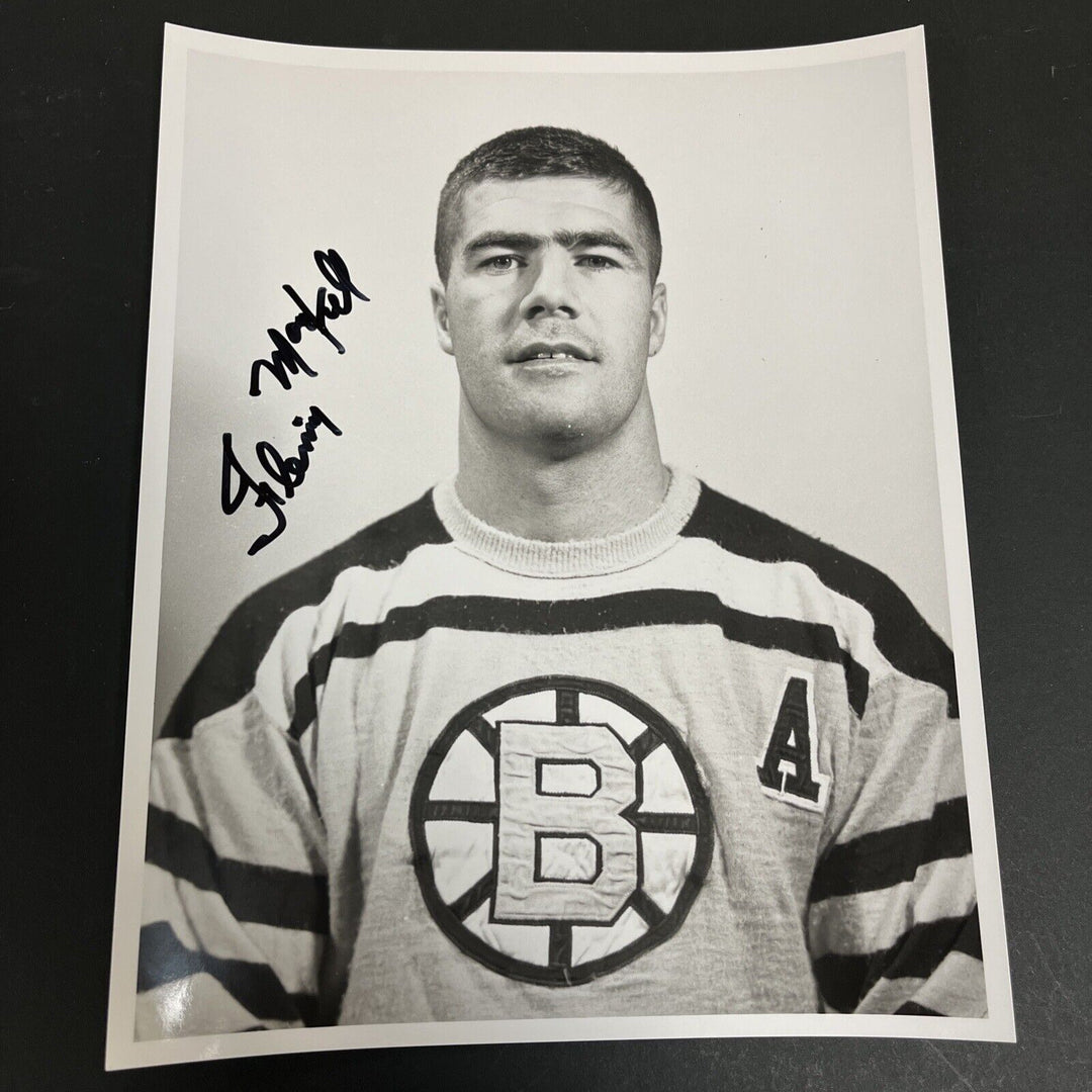 Fleming Mackell Signed 8x10 Boston Bruins Sportsworld