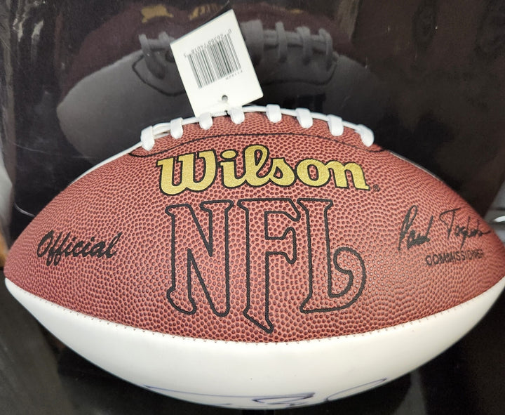 Tom Brady Signed Wilson Official NFL White Panel Football Patriots Beckett LOA 
