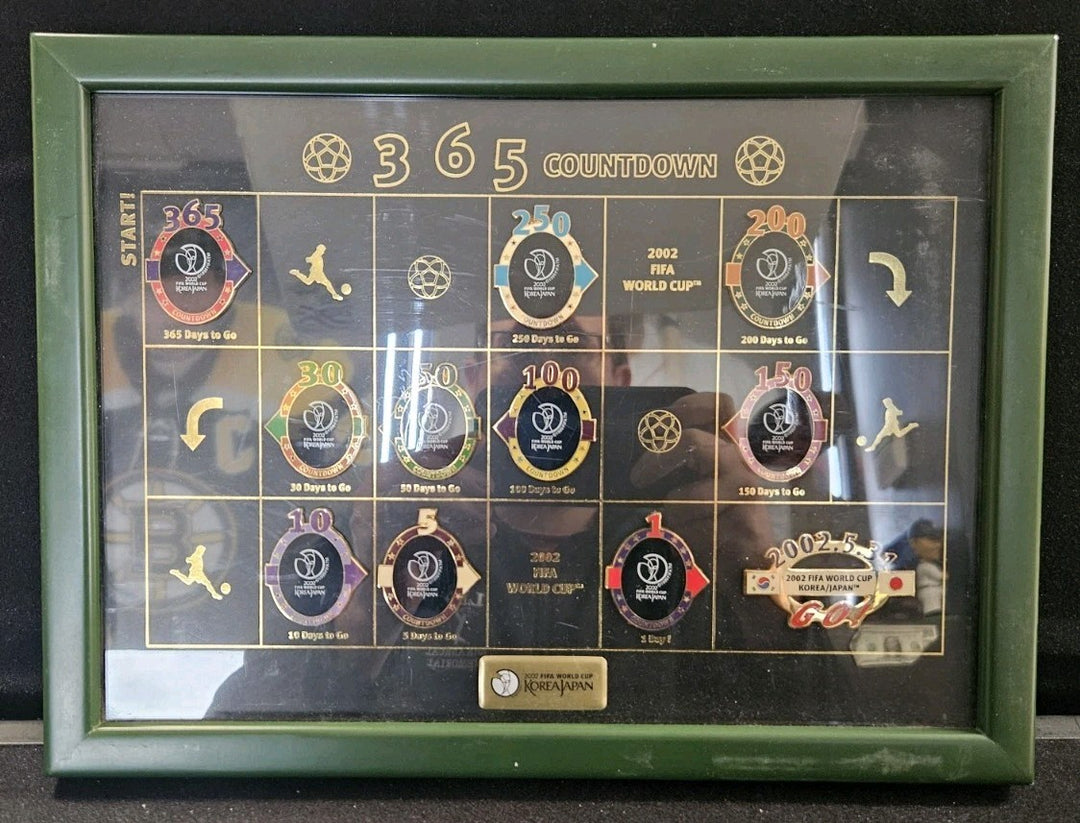 2002 FIFA World Cup Korea Japan 365 Countdown Pin Set