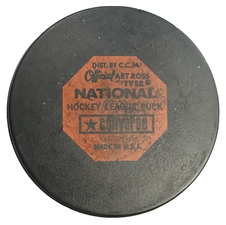 1972-77 New York Islanders Tyer Converse Official Game Used Puck NHL