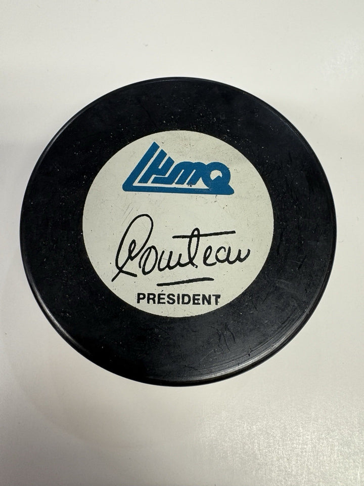 Vintage LHJMQ Drummondville Voltigeurs Official Hockey Puck