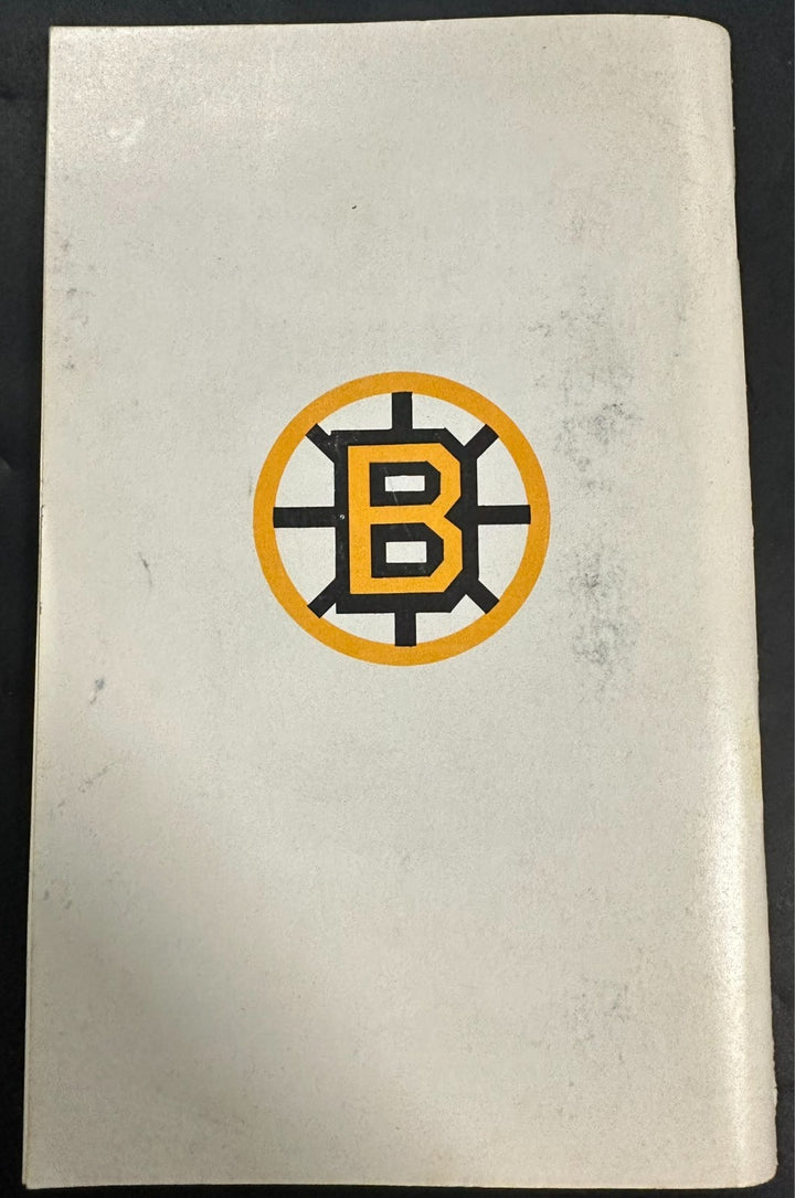 Vintage 1972-73 Boston Bruins Official Press & Media Guide NHL