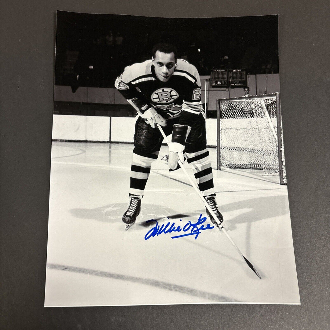 Willie O’Ree Signed 8x10 Boston Bruins Sportsworld