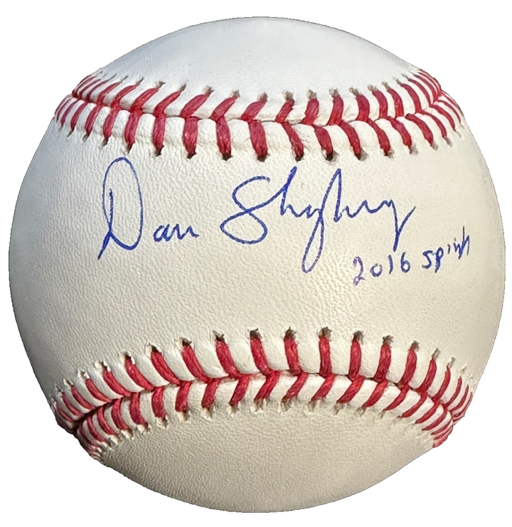 Dan Shaughnessy Autographed OML Baseball W/ 2016 Spinks Inscription