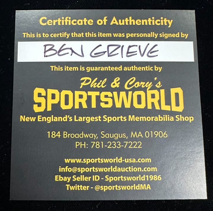 Ben Grieve Autographed Rawlings American League Baseball Oakland A's