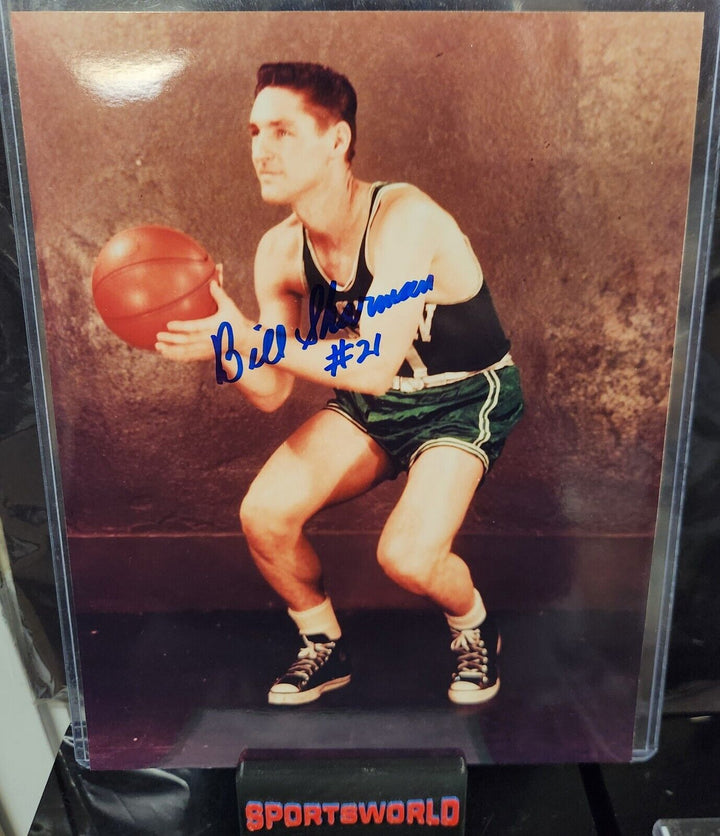 Bill Sharman Signed 8x10 Photo Boston Celtics HOF COA