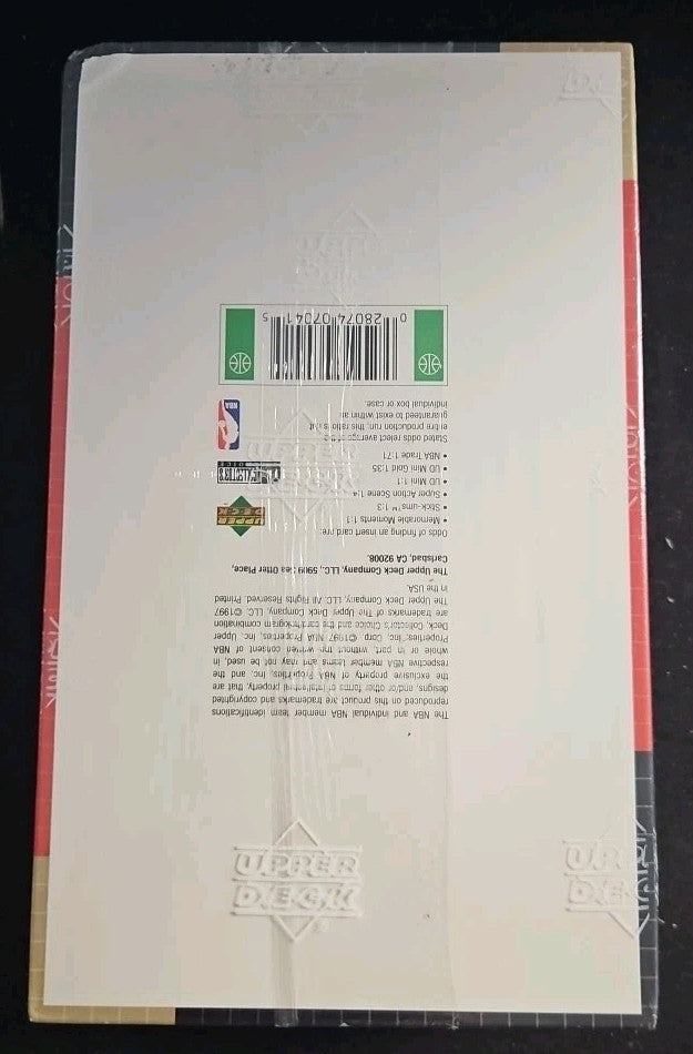 1997 Upper Deck Collectors Choice Basketball Series 2 Sealed Wax Box