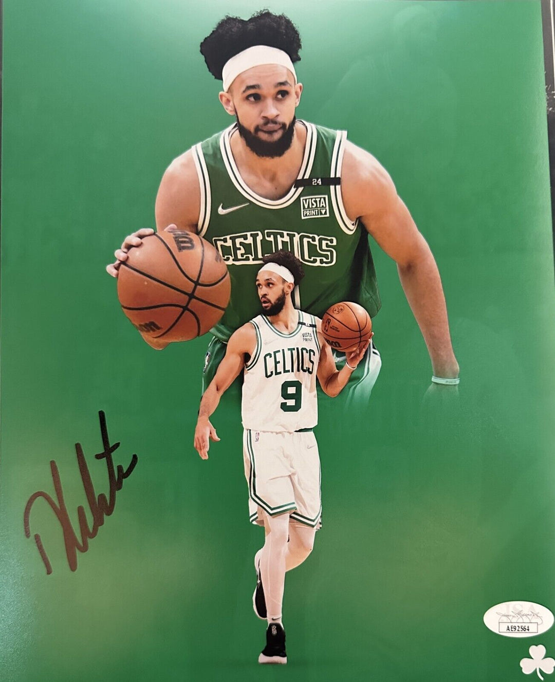 Derrick White Autographed 8x10 Photo Boston Celtics World Champions JSA