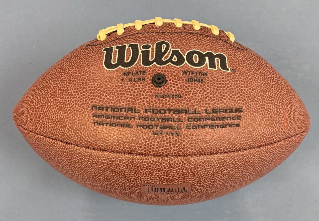 Charlie Joiner HOF Signed Wilson Football San Diego Chargers Sportsworld COA