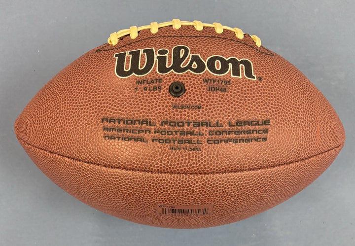 Charlie Joiner HOF Signed Wilson Football San Diego Chargers Sportsworld COA