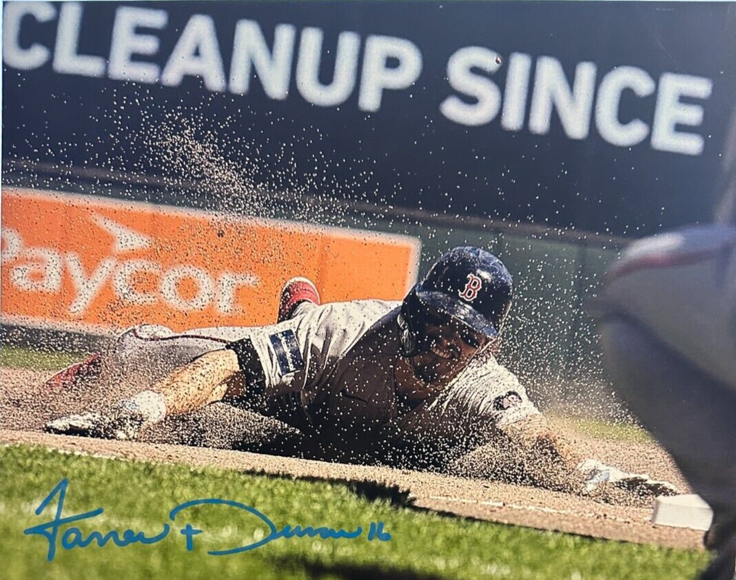 Jarren Duran Autographed Boston Red Sox 11x14 Photo All-Star