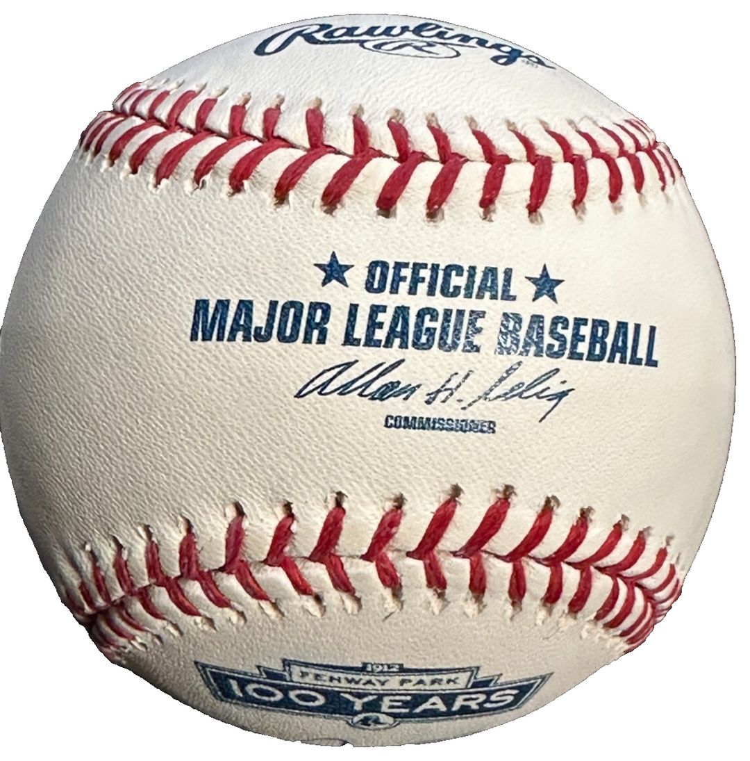Roger Clemens Autographed Fenway Park 100th Anniversary Baseball Red Sox