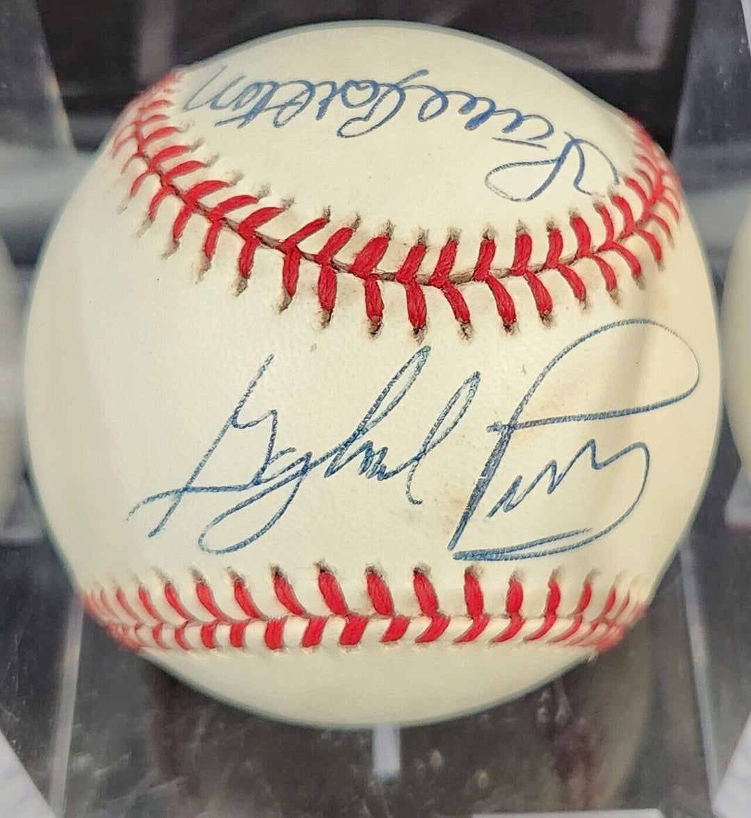 Steve Carlton & Gaylord Perry Signed National League Baseball HOF COA