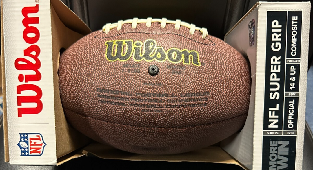 Derrick Brooks Autographed Wilson NFL Football W/ HOF 14 Insc Buccaneers