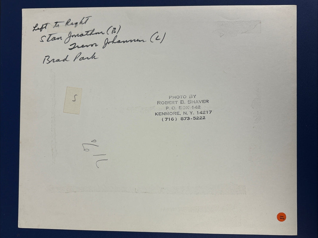 1970’s Brad Park Autographed Original Boston Bruins Photo W/ HOF 88