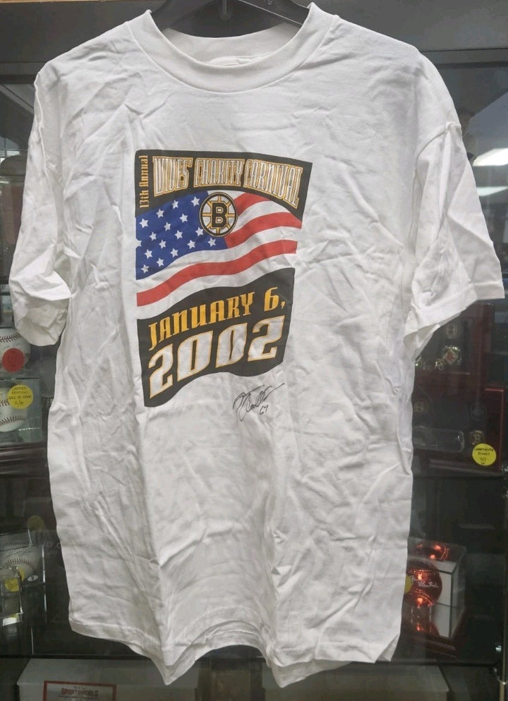 Jarno Kultanen Autographed Boston Bruins Wives Carnival T-Shirt COA