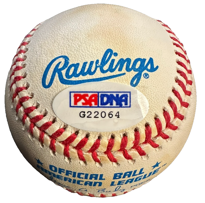 Tommy Byrne Autographed Official American League Baseball PSA/DNA Yankees