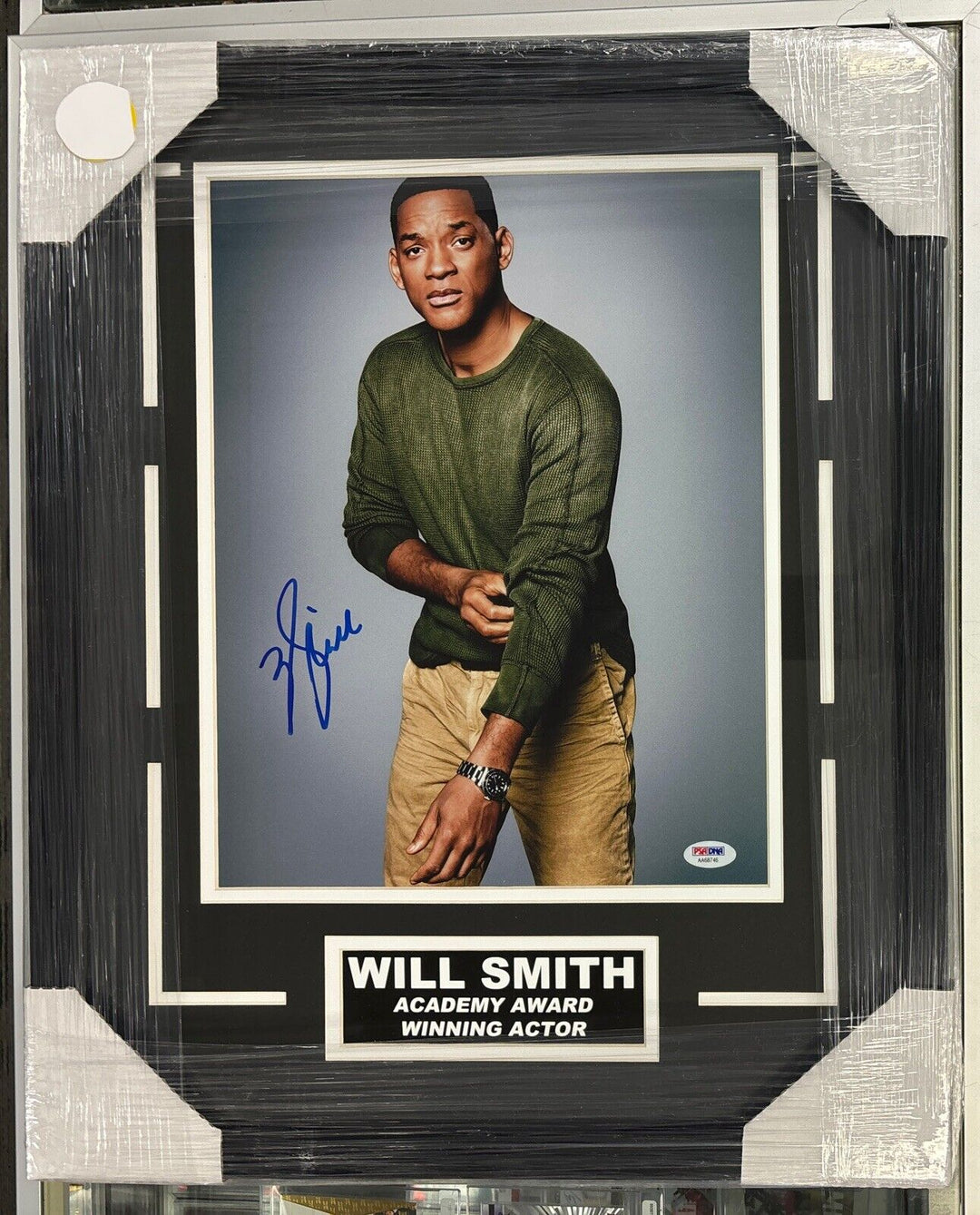 Will Smith Signed 11x14 Photo Framed PSA Certified