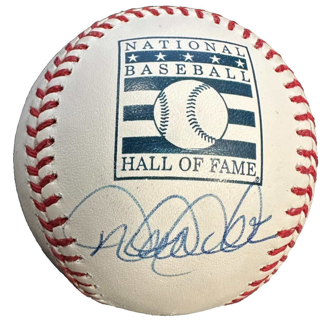 Derek Jeter Autographed Rawlings Baseball Hall of Fame Baseball JSA Yankees