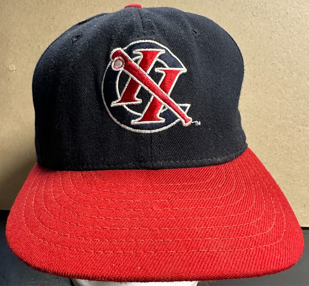 Vintage 1990's New Era Columbus Red Stixx Pro Model Snapback Hat