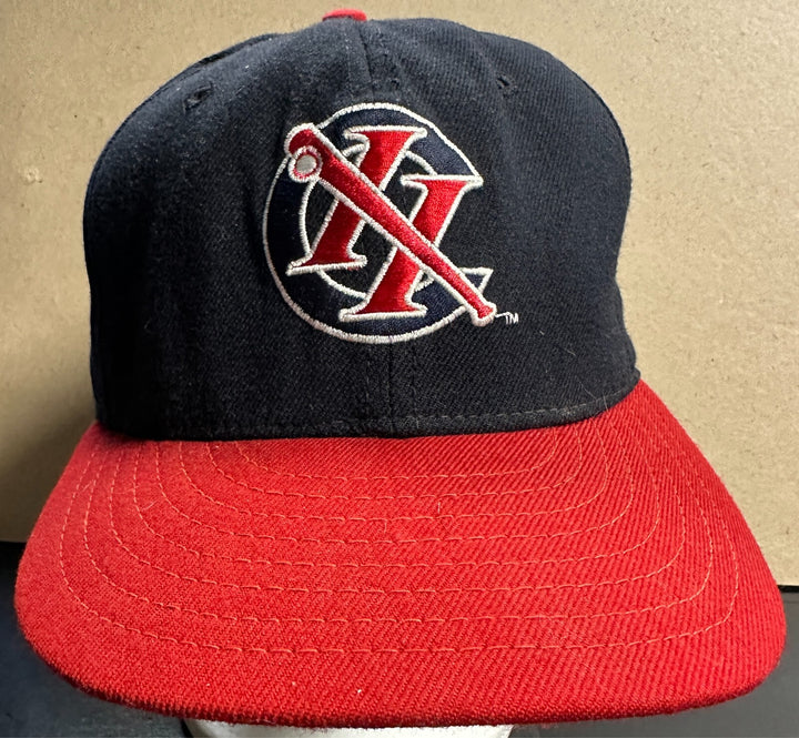 Vintage 1990's New Era Columbus Red Stixx Pro Model Snapback Hat
