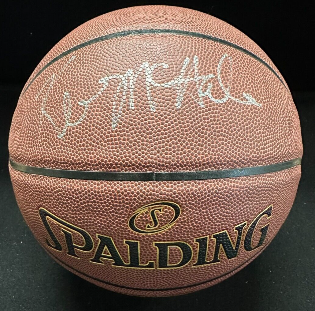 Kevin McHale Autographed Full Size Boston Celtics Basketball HOF