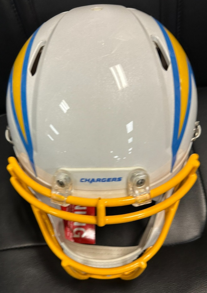 Justin Herbert Autographed Full Size Los Angeles Chargers Authentic Helmet BAS