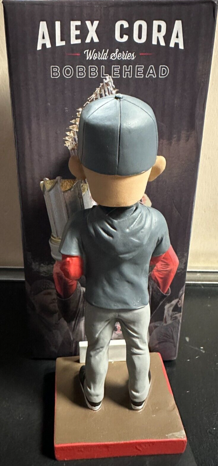 NIB Alex Cora 2018 World Series Bobble Head Boston Red Sox SGA