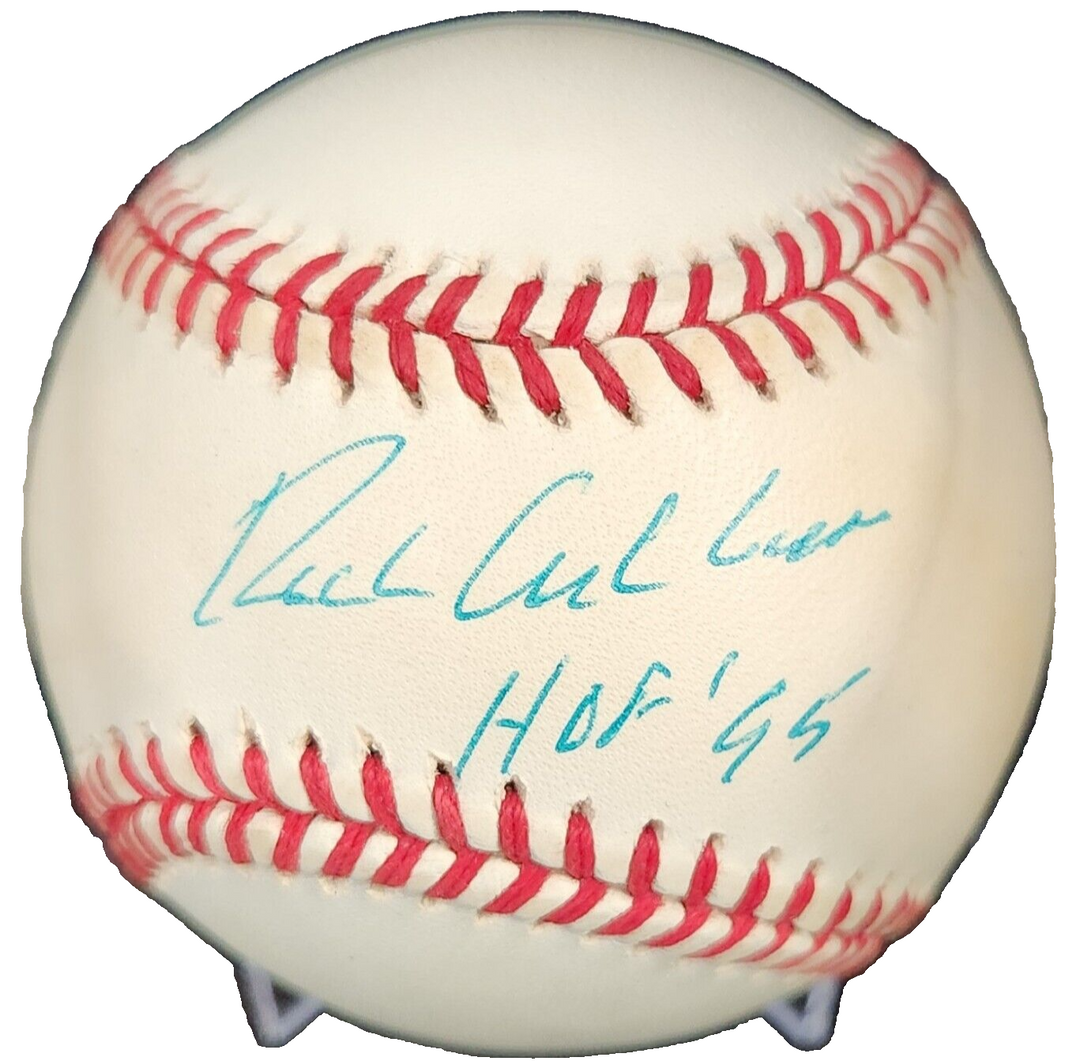 Richie Ashburn Autographed National League Baseball Philadelphia Phillies HOF
