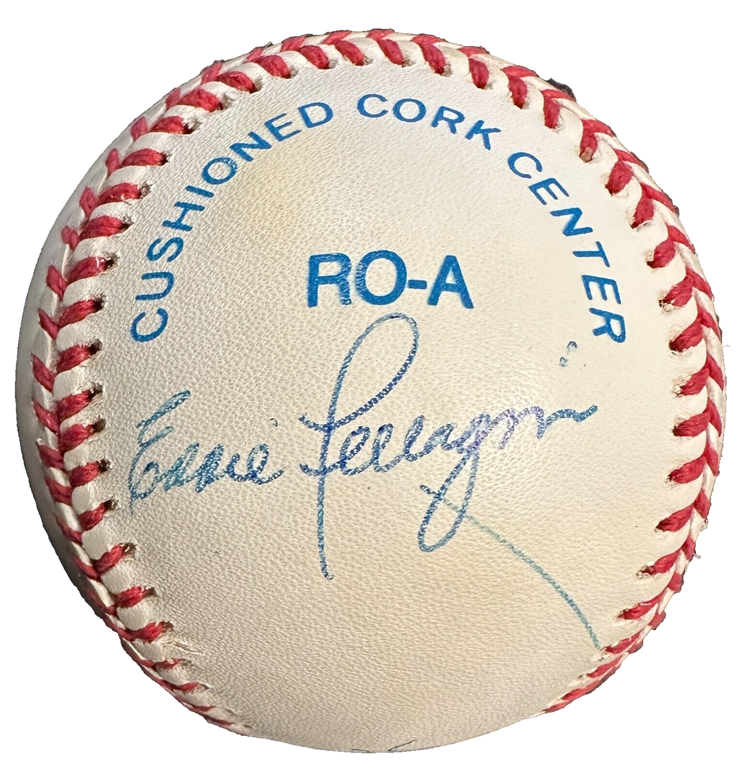 Johnny Pesky & Eddie Pellagrini Signed Official American League Baseball Red Sox