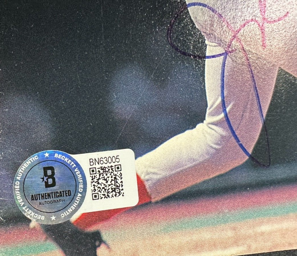 1990 Baseball Hall of Fame Autographed Program Joe Morgan & Jim Palmer BAS