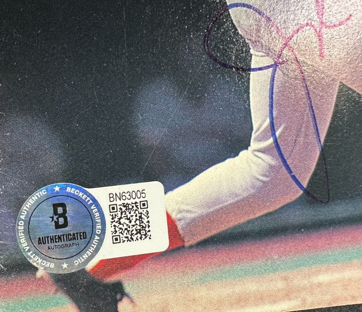 1990 Baseball Hall of Fame Autographed Program Joe Morgan & Jim Palmer BAS