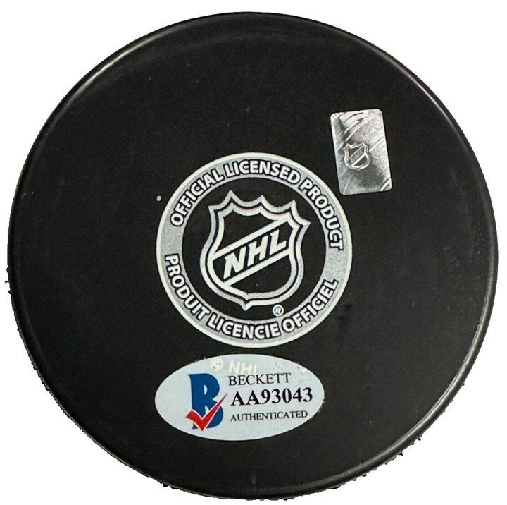 Joe Watson Autographed Boston Bruins Hockey Puck BAS