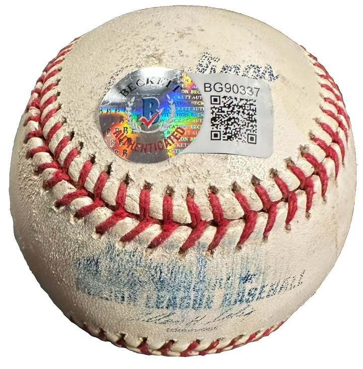 Doug Drabek Autographed Game Used Baseball W/ Pittsburgh Pirates Insc BAS