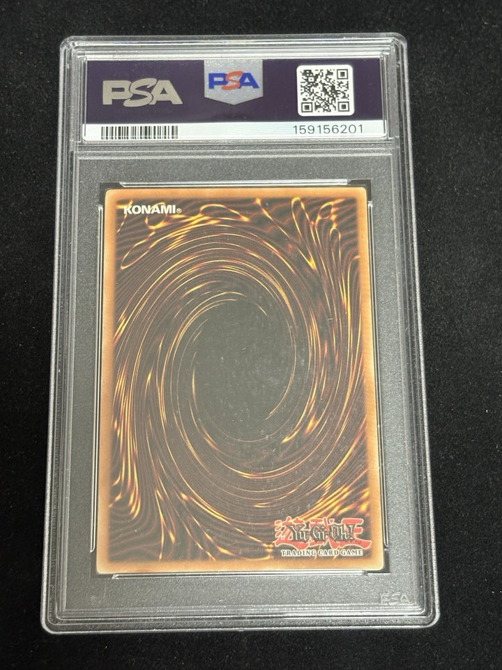 Yugioh Dark Magician Legend Of Blue Eyes White Dragon LOB-005 PSA 8