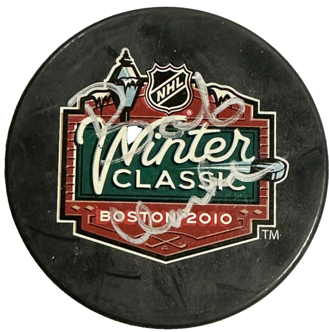 Bobby Clarke Autographed 2010 NHL Winter Classic Hockey Puck