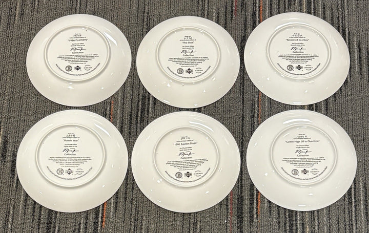 Michael Jordan Upper Deck The Jordan Collection Porcelain Plate Set Of 12