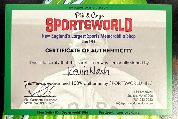 1991 Kevin Nash as OZ Autographed 8x10 Photo WCW