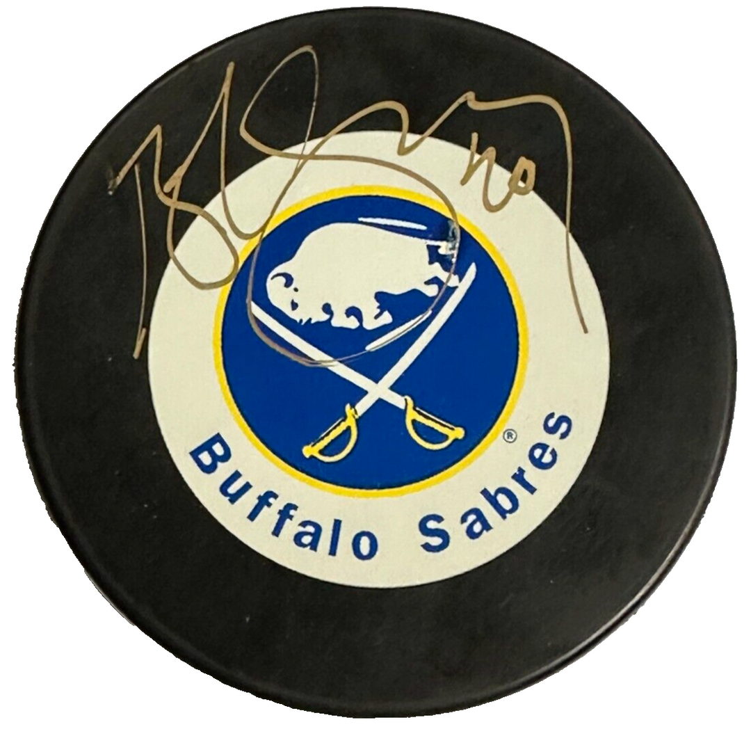 Bob Sweeney Autographed Buffalo Sabres Hockey Puck NHL BAS