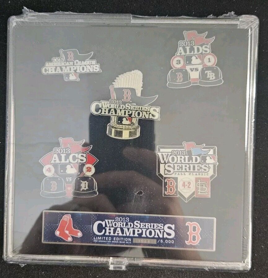 Limited Edition 2013 Boston Red Sox World Series Champions Pin Set /5000