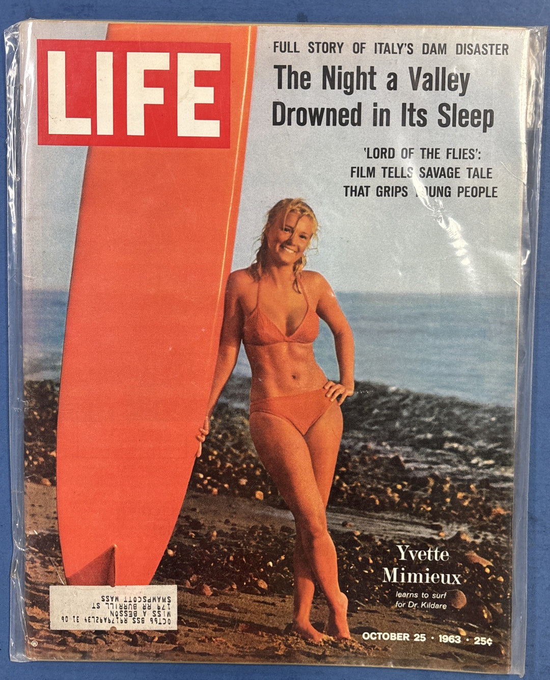 Life Magazine Yvette Mimieux Learns To Surf For Dr Kildare October 25 1963