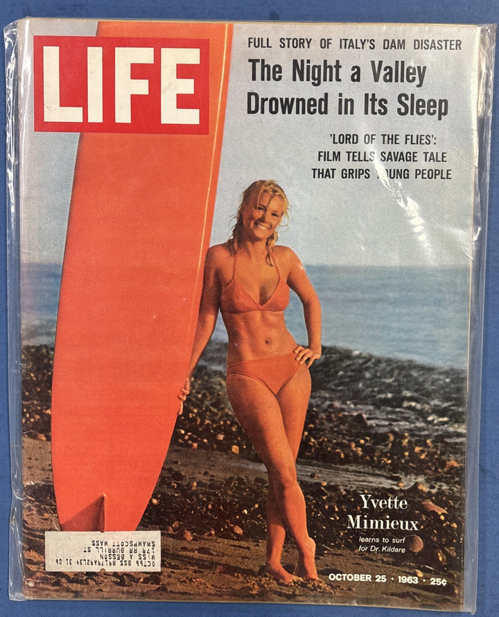 Life Magazine Yvette Mimieux Learns To Surf For Dr Kildare October 25 1963